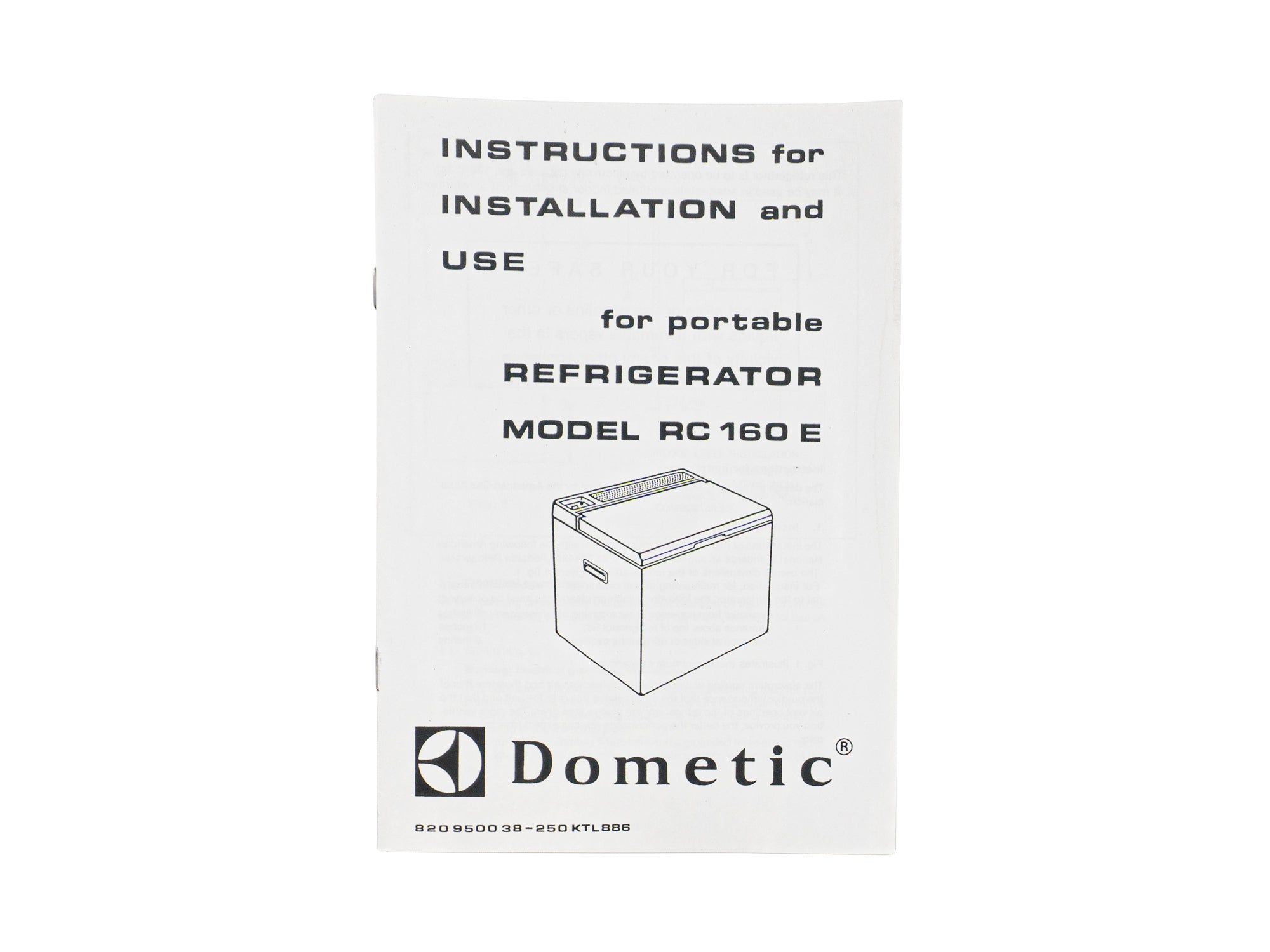 Dometic RC160E Refrigerator Manual | GVW-RC160E | GoWesty