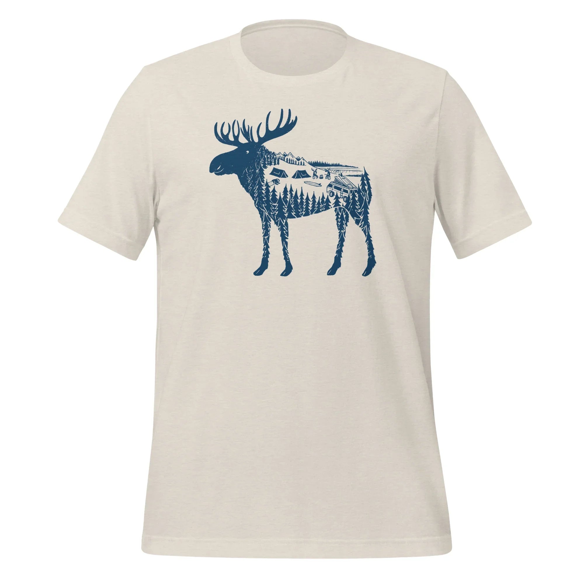 ま*や様 moose room works polyester cotton t unisex-staple-t-shirt-heather-