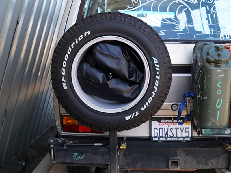 Reverse Spare Tire Carrier Storage Kit