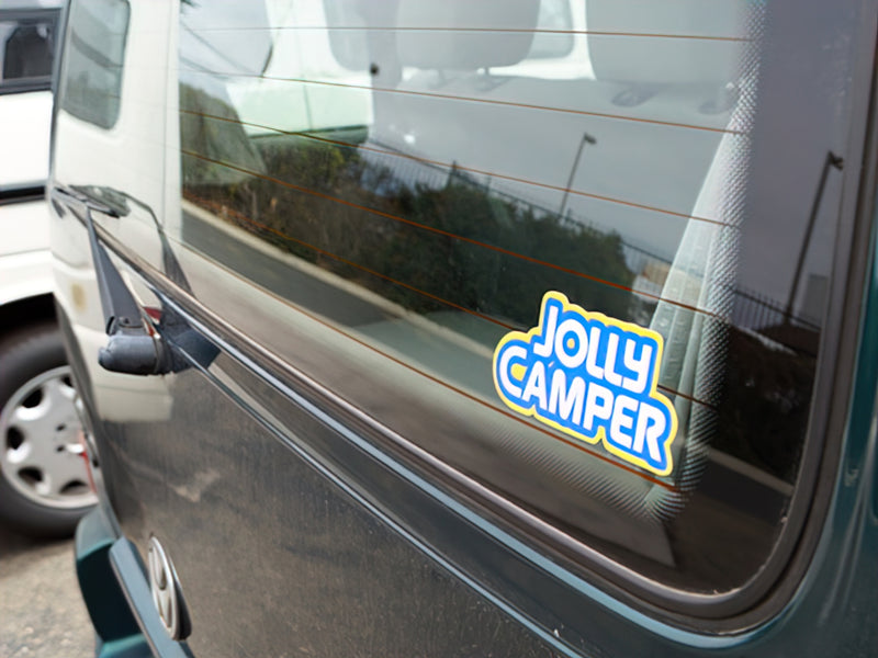 Jolly Camper Sticker