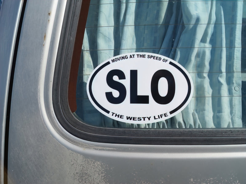 Moving at the Speed of SLO Sticker