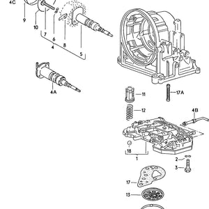 Governor Shaft & Valve Body - Automatic