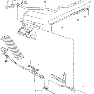 Accelerator Cable & Kick Down Rod - Automatic