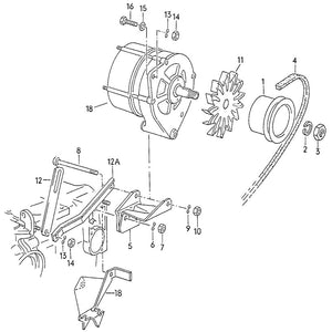 Alternator and Bracket
