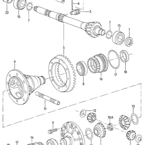 Differential, Rear Axle - Automatic