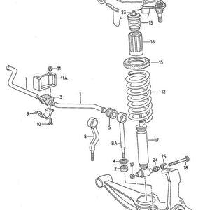 Coil Spring, Shock, and Sway Bar [Front - 2WD]
