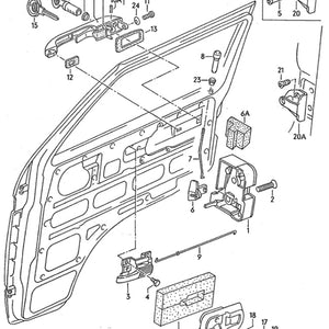 Door Handle, Lock, and Latch - Front