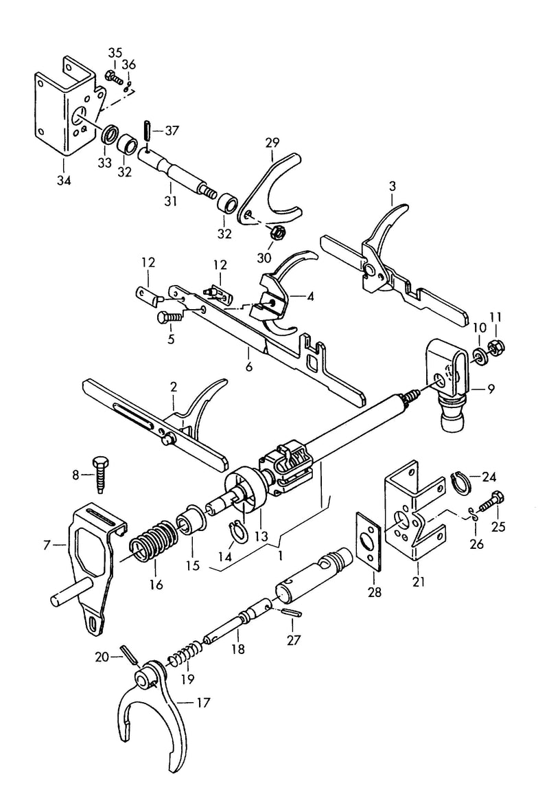 Difflock Servo Brackets [Syncro]
