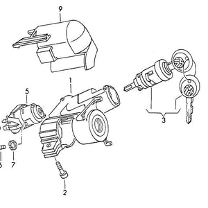 Ignition Lock Housing