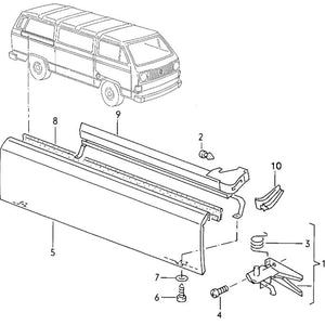 Sliding Door Latch and Side Panel