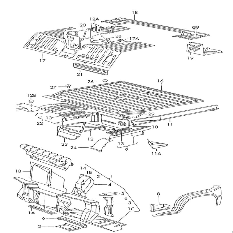 Body Panels Floor GoWesty