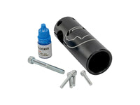 Thumbnail of Black metal adapter tube with bolts and threadlocker, automotive repair kit