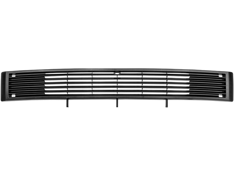 Front view of black front lower air grille