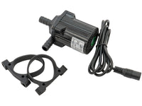 Thumbnail of 12V electric water pump with cable and two black mounting brackets for vehicle use