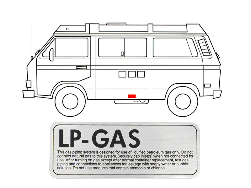 Camper Label Decal Set