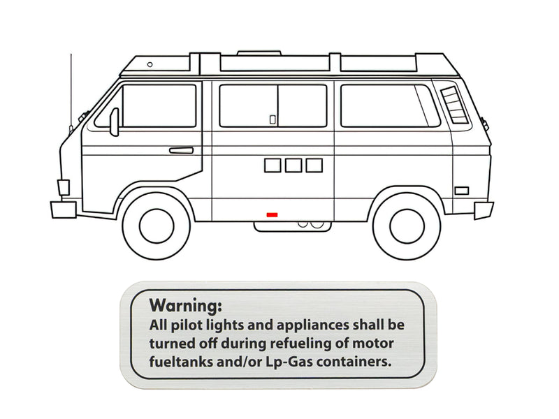 Camper Label Decal Set