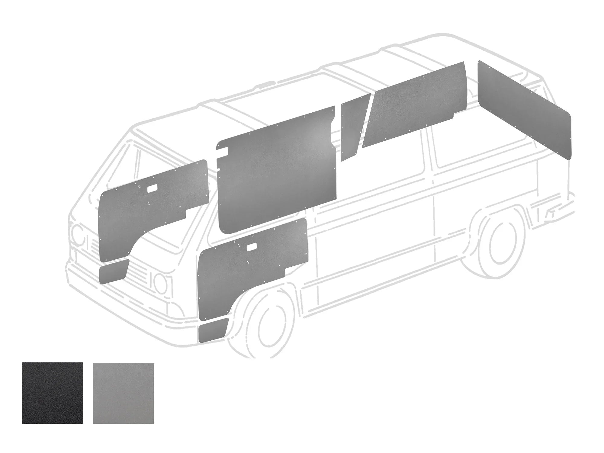 ABS Plastic Trim Panel Set [Vanagon Camper] | ABS-BUNDLE | GoWesty