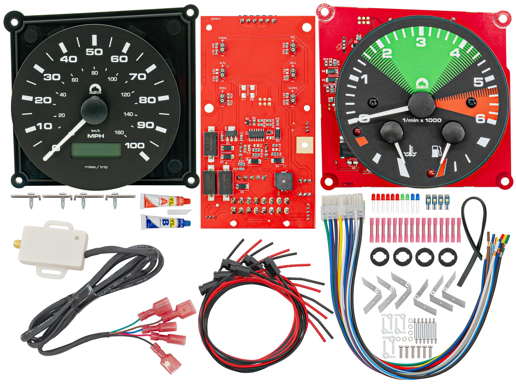 Instrument Cluster Overhaul Bundle (MPH) [Vanagon]