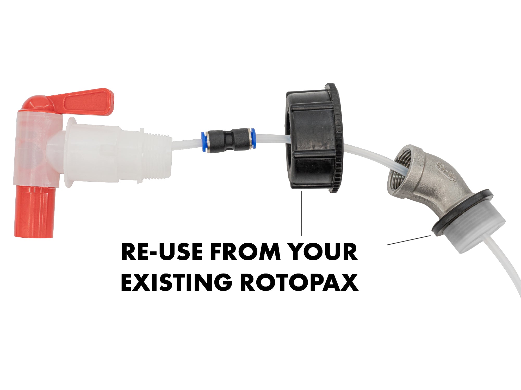 ロトパックス GOWESTY(ゴーウェスティー) SPOUT KIT (蛇口) Deluxe Spout Kit for Rotopax Water Container | DELUXE-SPOUT-BUNDLE