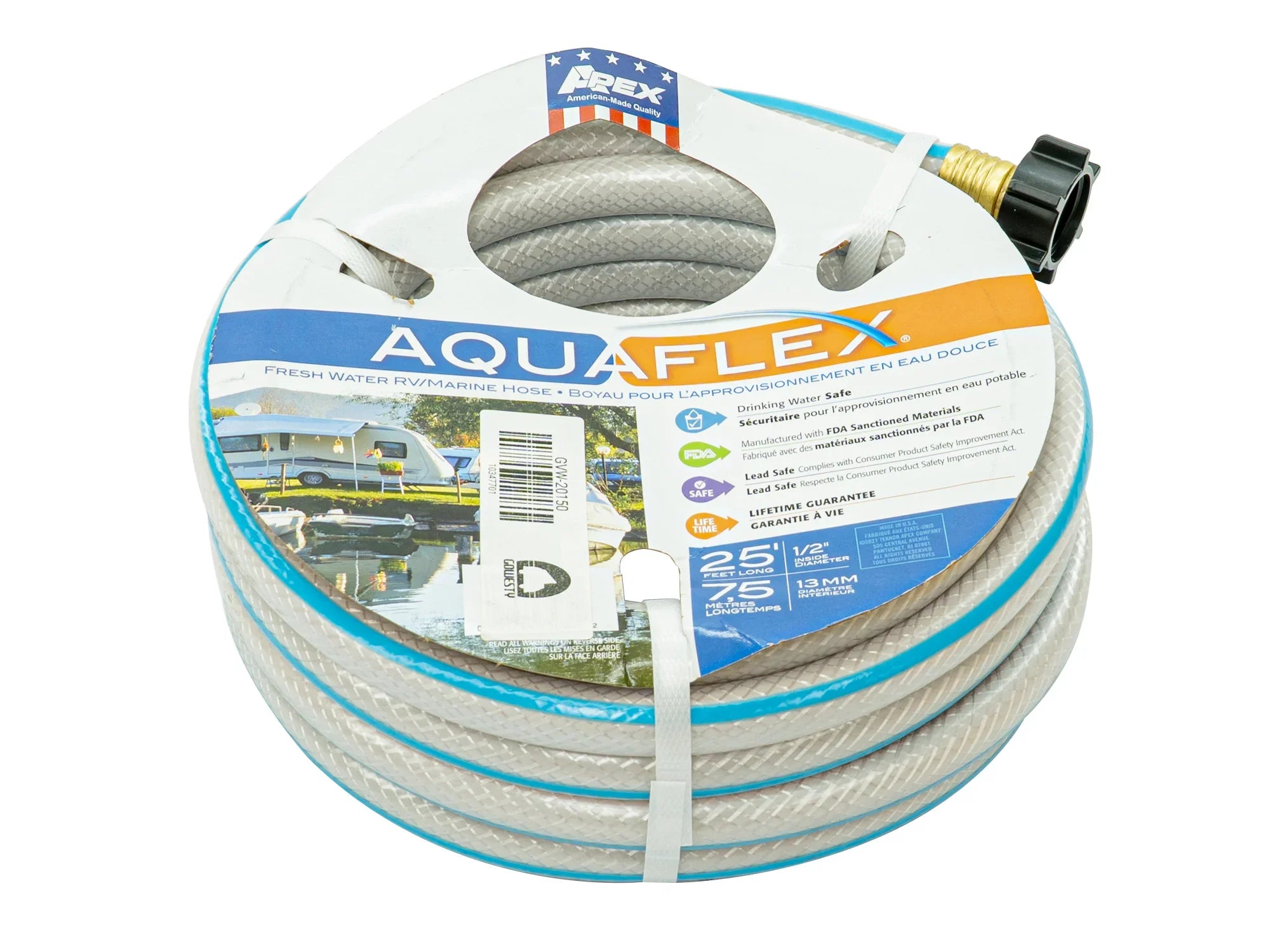 RV Fresh Water Drinking Hose 35' by Clean Camper- Kink Free Design RV Fresh Water Drinking Hose 35' by Clean Camper- Kink Free Design