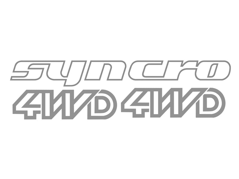 4WD Decal Bundle [Syncro Vanagon]