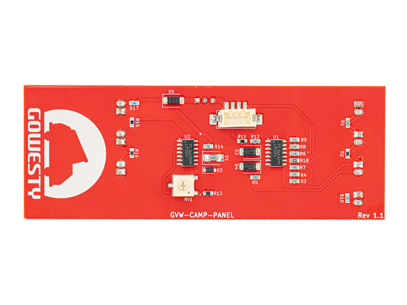 Circuit board for LED Monitor Panel on White Background
