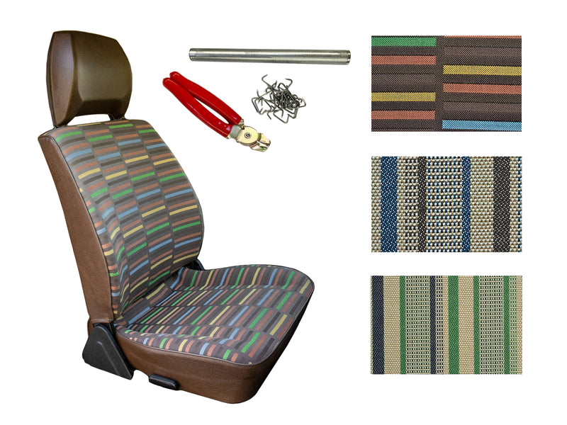 Custom Front Seat Upholstery [Early Vanagon Camper]