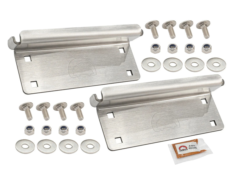 CARR Gutter-Less Mount Kit – Stainless Steel, For Light Bars On Vehicles With Internal Gutters