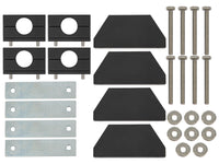 Thumbnail of Set of black and metal hardware components on a white background