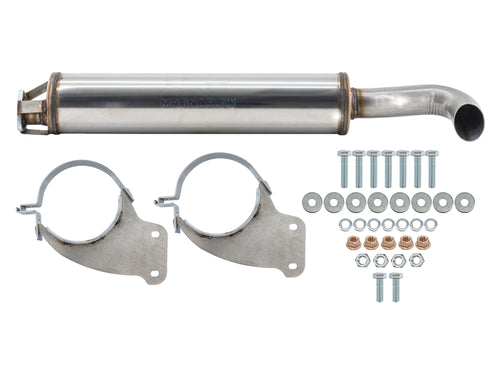 GoWesty Stainless Muffler and Saddle Bundle [Vanagon]