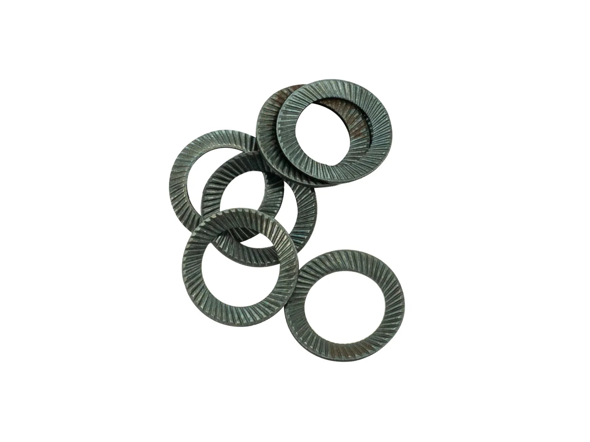 Serrated Lock Washers Set for Axle Bolts (Pack of 6)