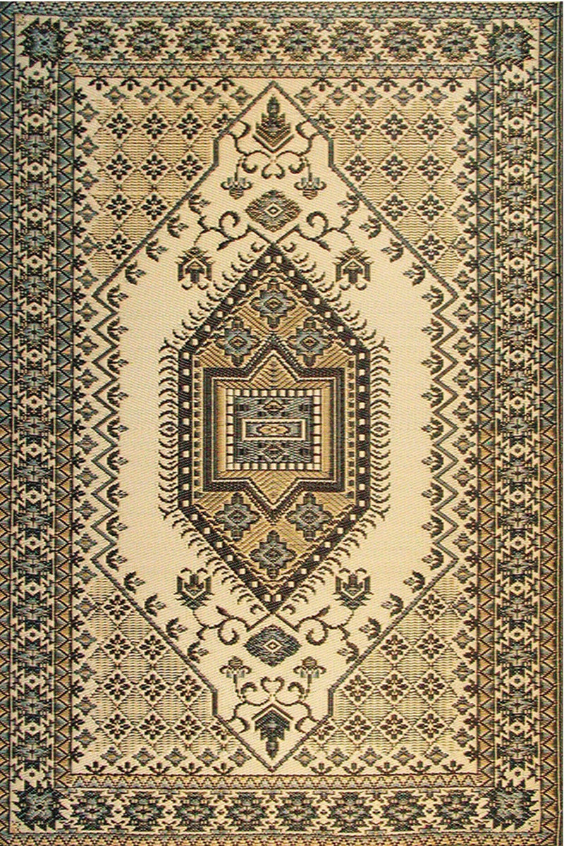 Recycled Outdoor Mat - Turkish Black & Brown