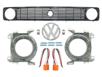 Thumbnail of Square-to-Round Headlight Grille Kit [Late Vanagon]