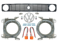 Thumbnail of Square-to-Round Headlight Grille Kit [Late Vanagon]