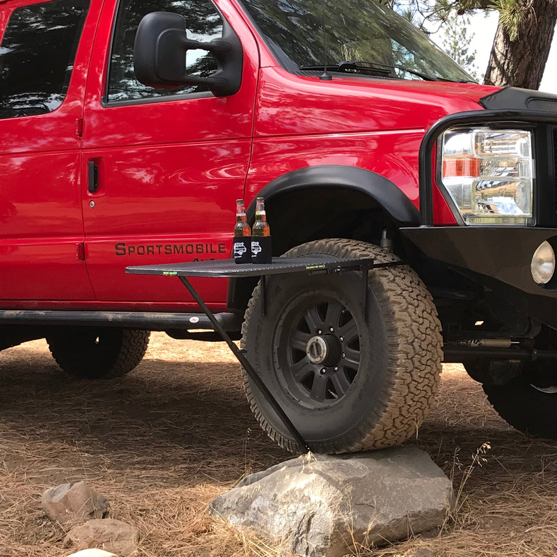 Large Aluminum Tire Table