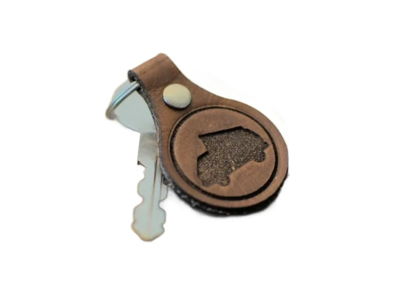 Volkswagen Vanagon Leather Keychain