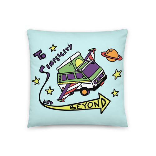 Van Lightyear Throw Pillow