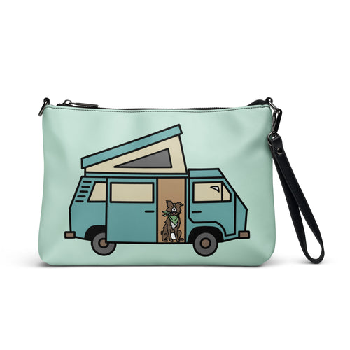 Dog in Van Crossbody Bag