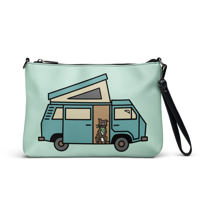 Dog in Van Crossbody Bag