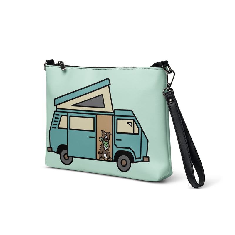 Dog in Van Crossbody Bag