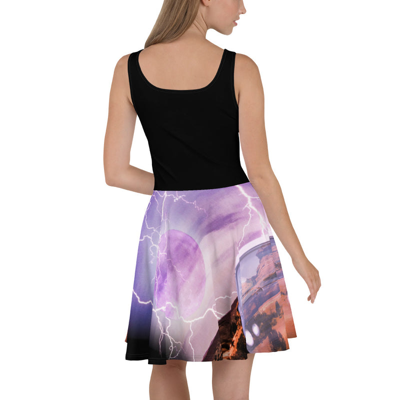 Epic Wolf Van Skater Dress