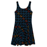 Thumbnail of Rainbow Tile Skater Dress