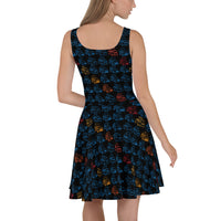 Thumbnail of Rainbow Tile Skater Dress