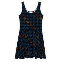 Thumbnail of Rainbow Tile Skater Dress