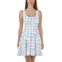 Thumbnail of Rainbow Tile Skater Dress