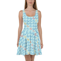 Thumbnail of Rainbow Tile Skater Dress