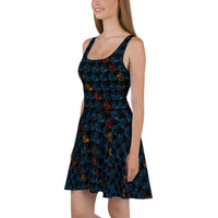 Thumbnail of Rainbow Tile Skater Dress