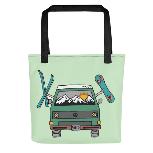 Shred Van Tote Bag