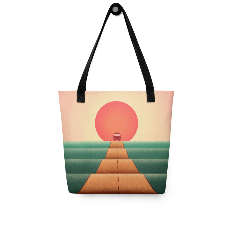 Sunset Road Tote Bag