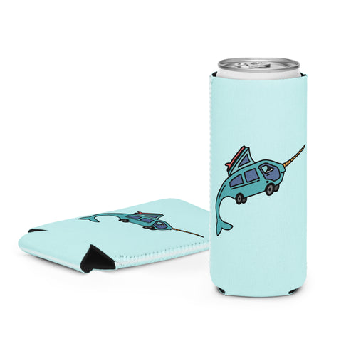 Narwhal Ned Can Coozie